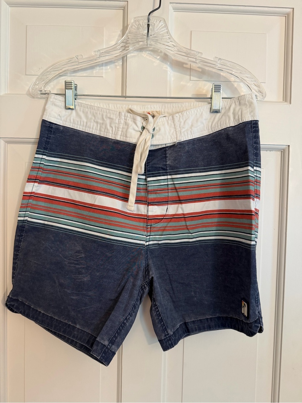Marine Layer Men's Striped Board Shorts Size 32